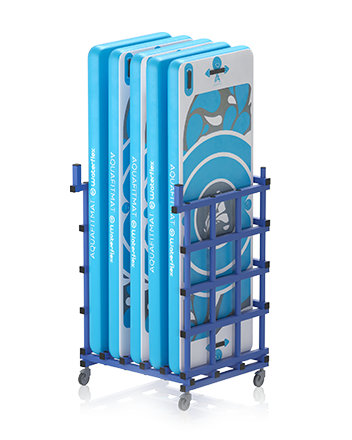 Chariot pour tapis d'aquagym