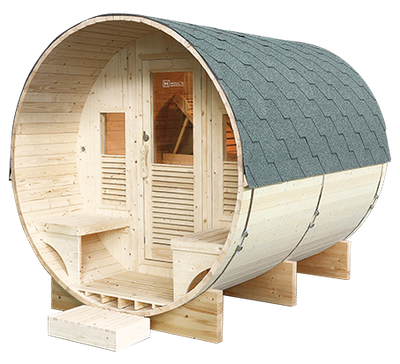 sauna extérieur en bois  