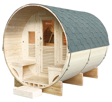 sauna extérieur en bois  