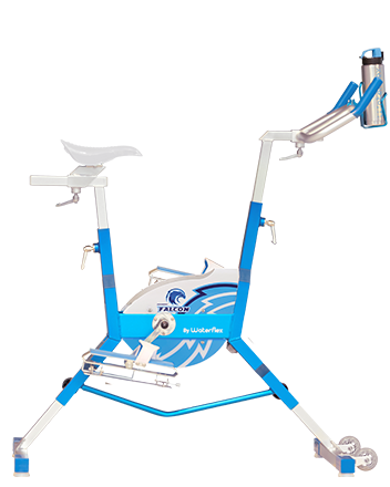 Aquabike bleu et blanc