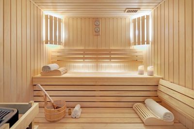 Sauna vitré  en bois home spa