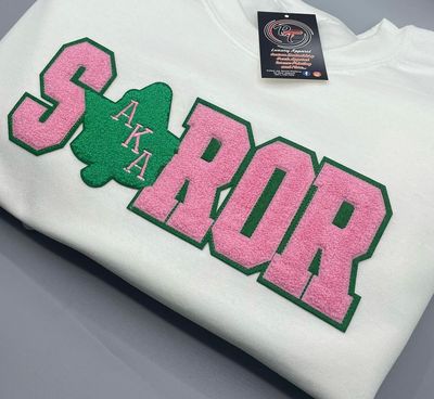 AKA Soror Chenille Sweatshirt
