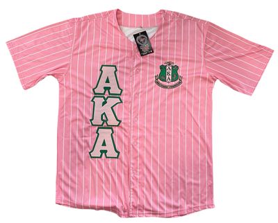 AKA Pinstripe Baseball Jersey