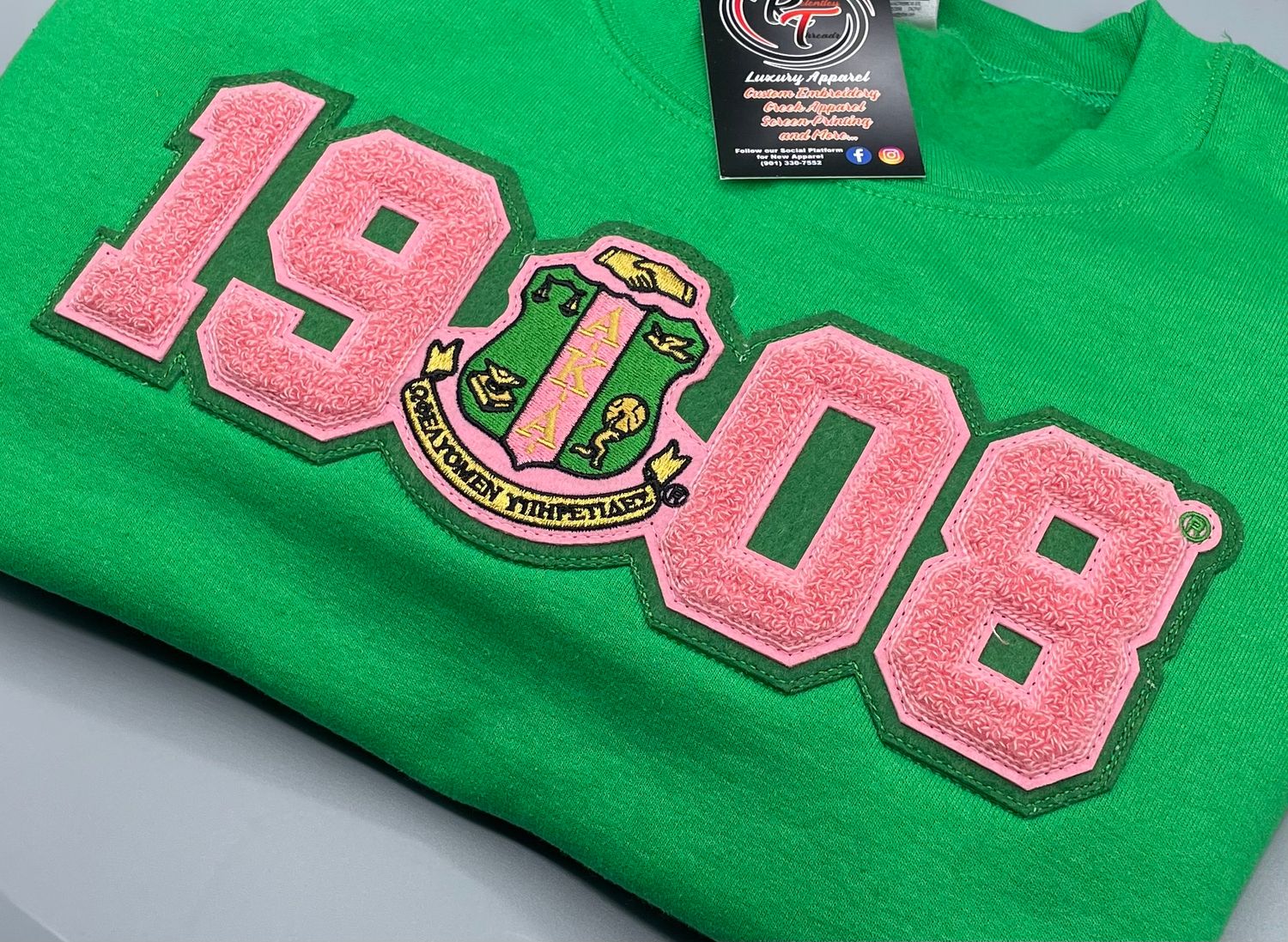 AKA 1908 Chenille Sweatshirt