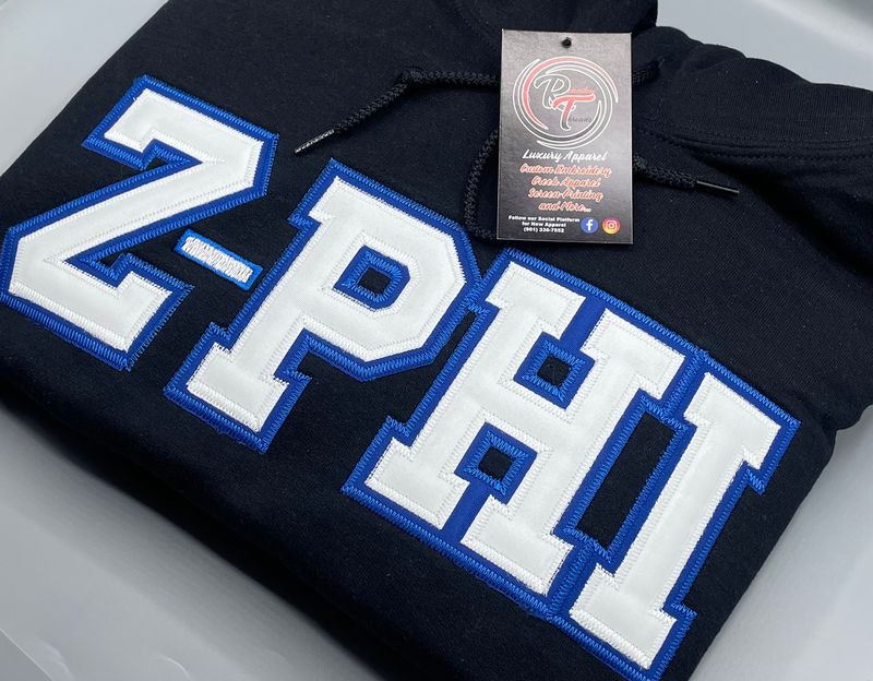 Z-PHI Embroidered Twill Hoody