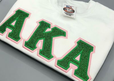 AKA Glitter Twill Sweatshirt