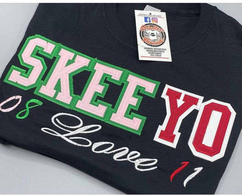 Skee-Yo Embroidered Twill T-Shirt