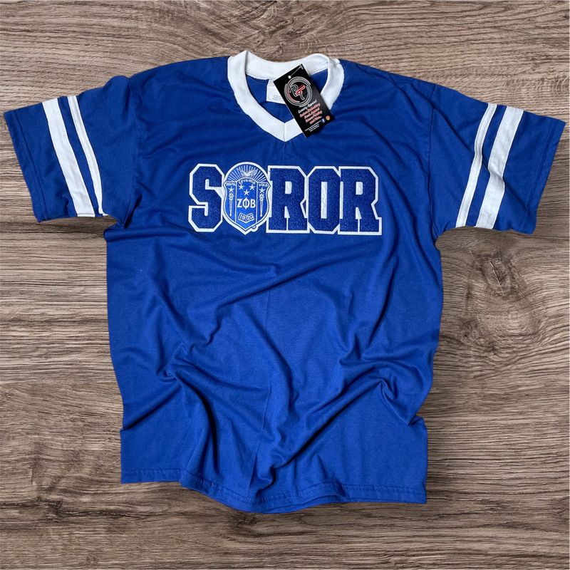 Zeta Soror Chenille Varsity Shirt