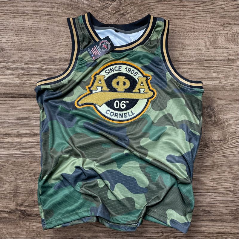 Alpha Phi Alpha Camo Chenille Jersey