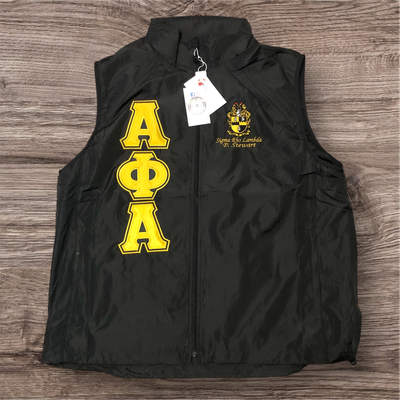 Alpha Phi Alpha Embroidered Vest Jacket