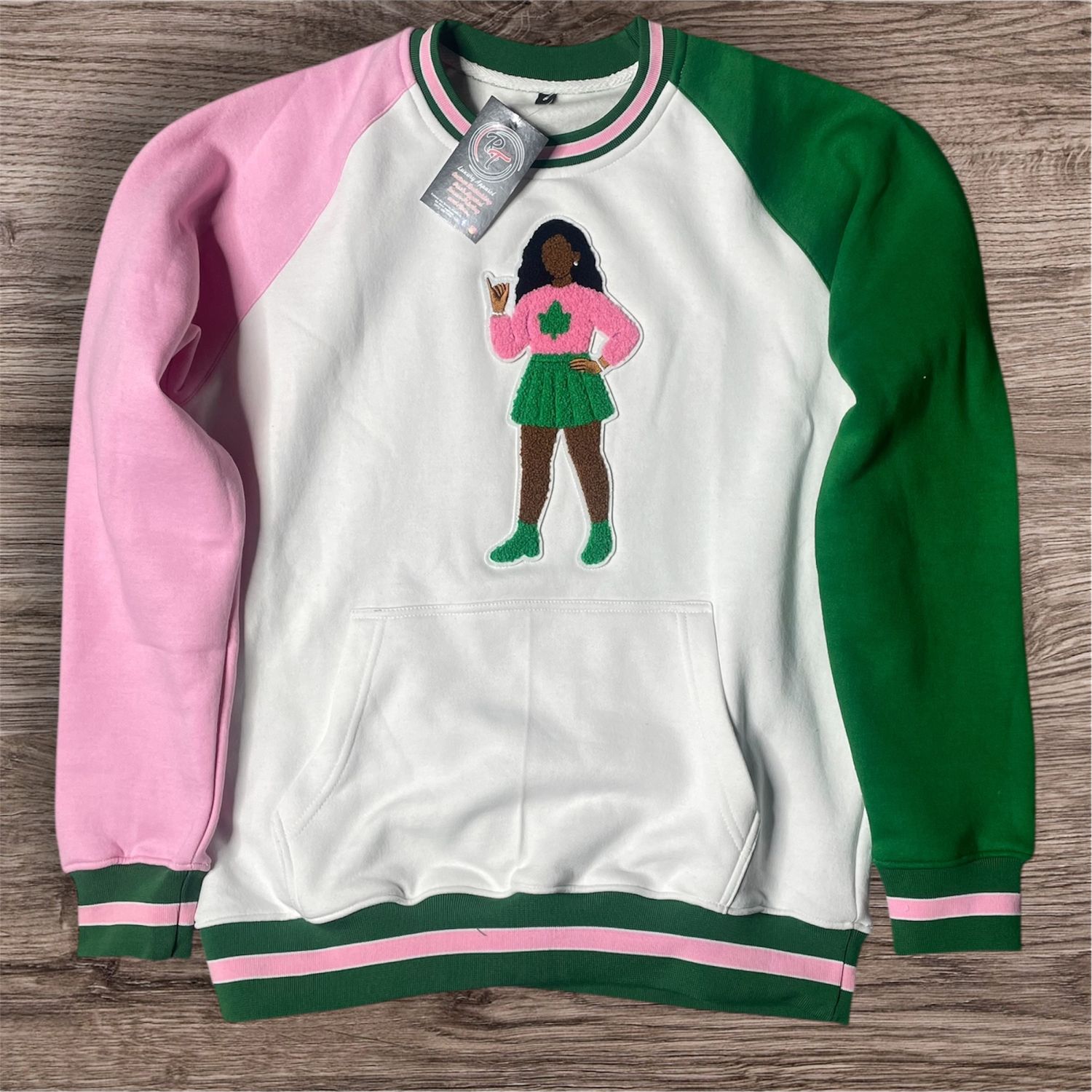 AKA Two-Tone Pose Chenille Sweatshirt