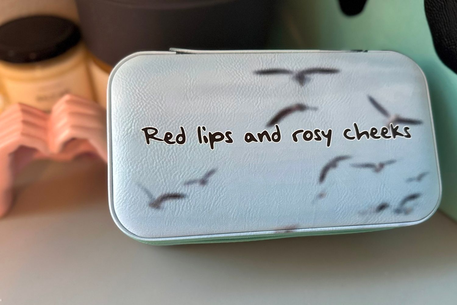 &quot;red lips and rosy cheeks&quot; Jewelry Box