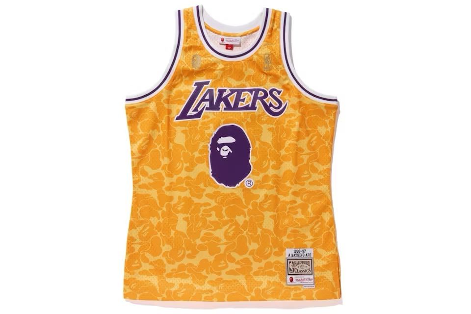 Bape Lakers Basketball Jersey L