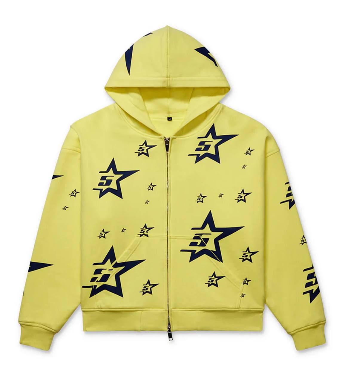 Sp5der Double Layer 5 Star Zip Hoodie
