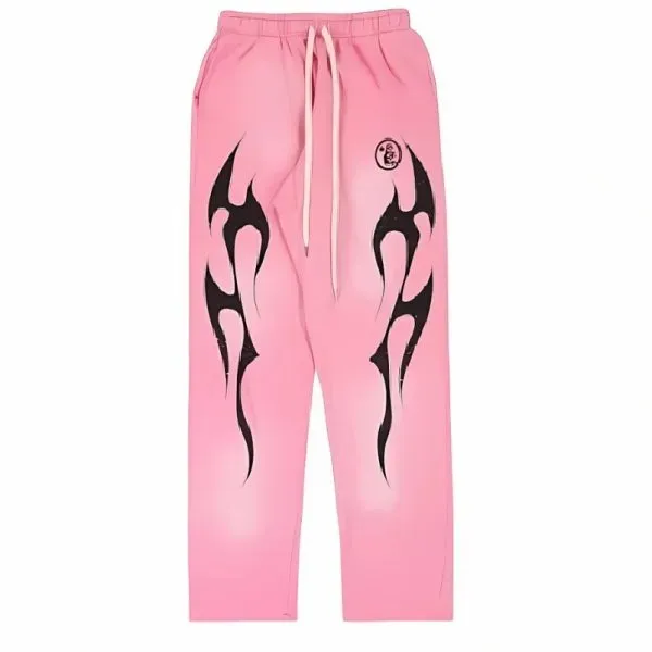 Hellstar Pink Future Flames Pants