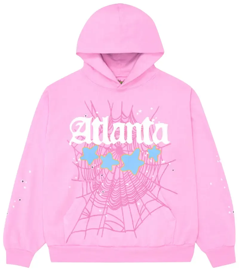 SP5DER Atlanta Pink Hoodie M
