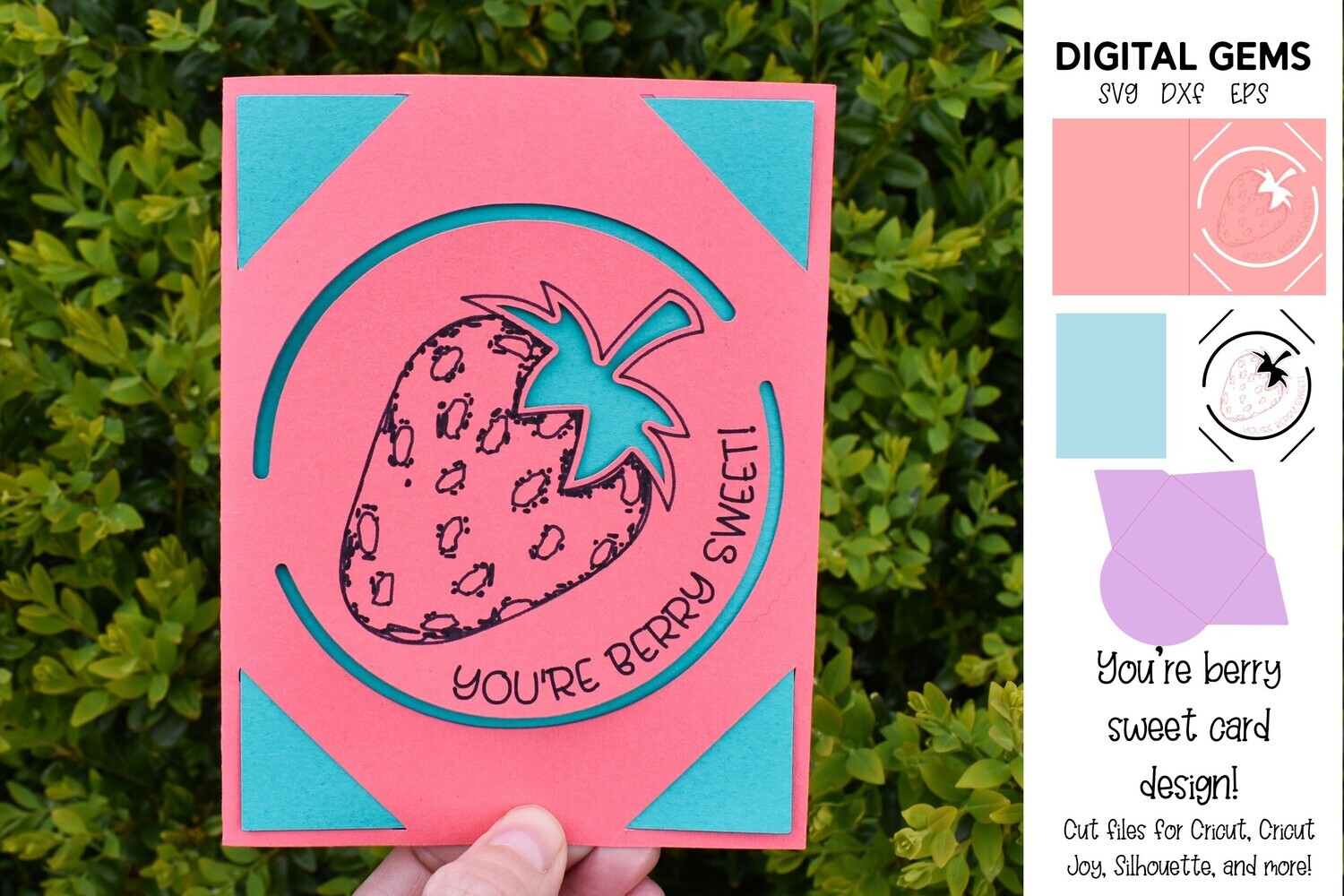 Berry sweet card design