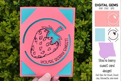 Berry sweet card design