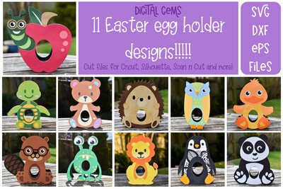 Animal egg holder bundle