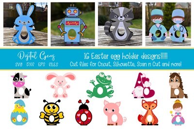 Animal egg holder bundle