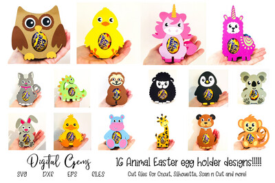 Animal egg holder bundle