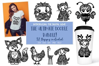 The ultimate animal doodle bundle