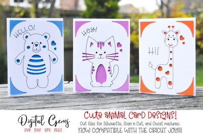 Animal Card designs