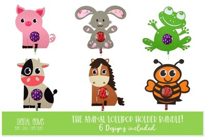 Animal lollipop / Sucker holder bundle
