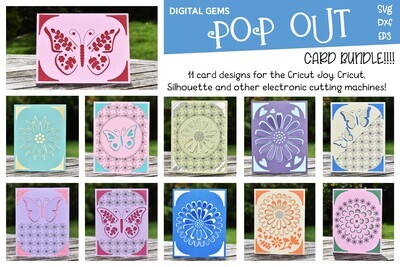 Best seller pop out card design bundle
