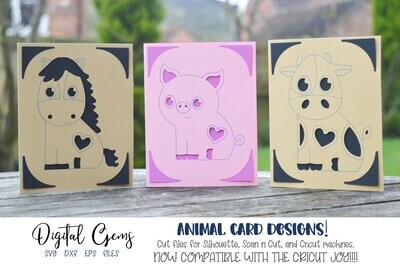 Animal card bundle!