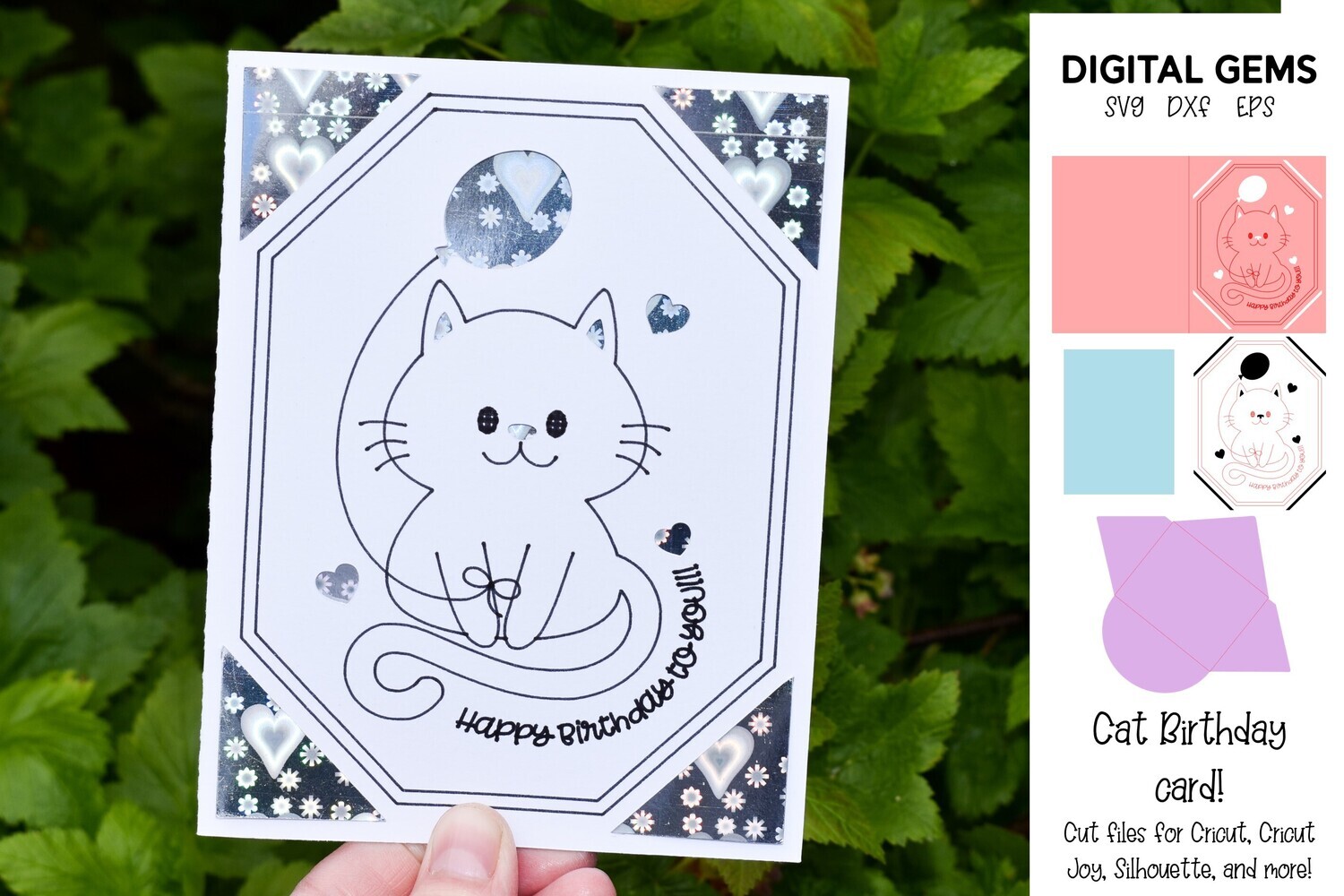 Cat card design