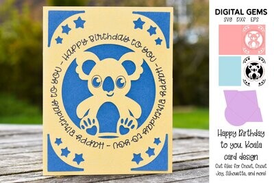 Koala card design