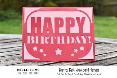 Birthday card design