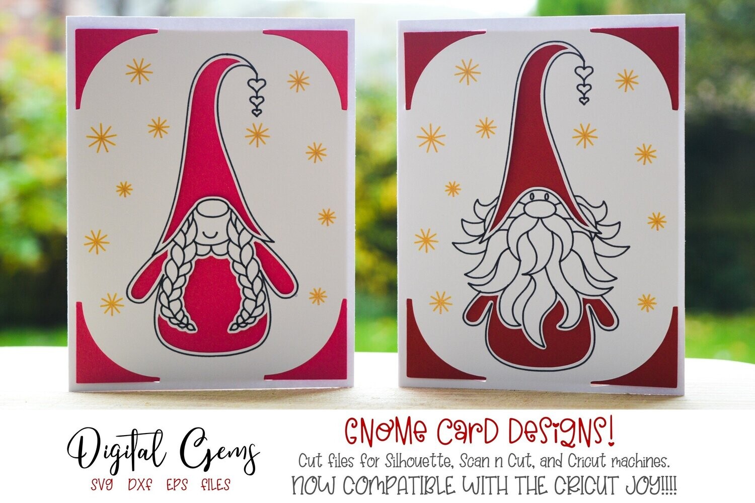 Gnome Christmas cards