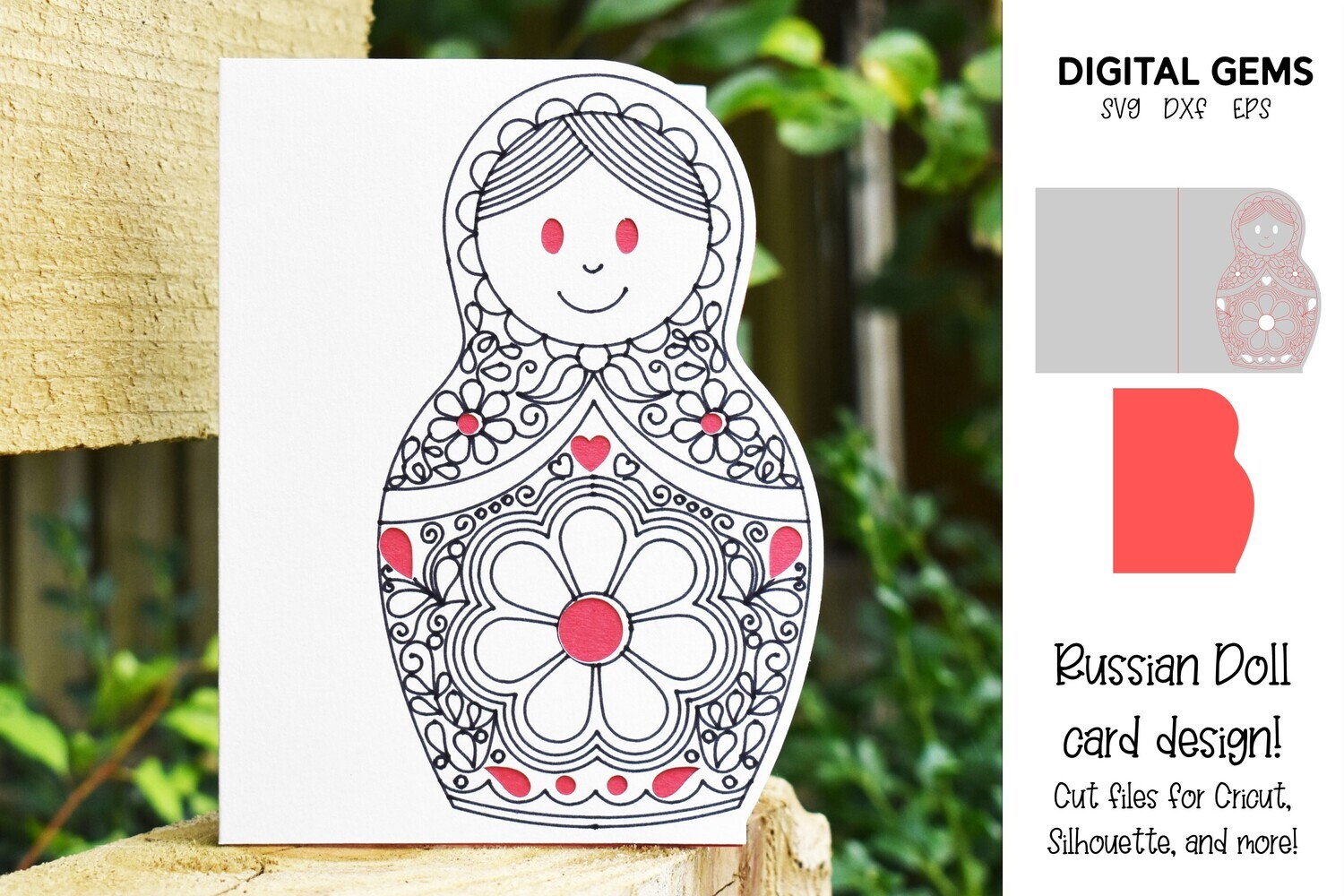 Russian doll card design