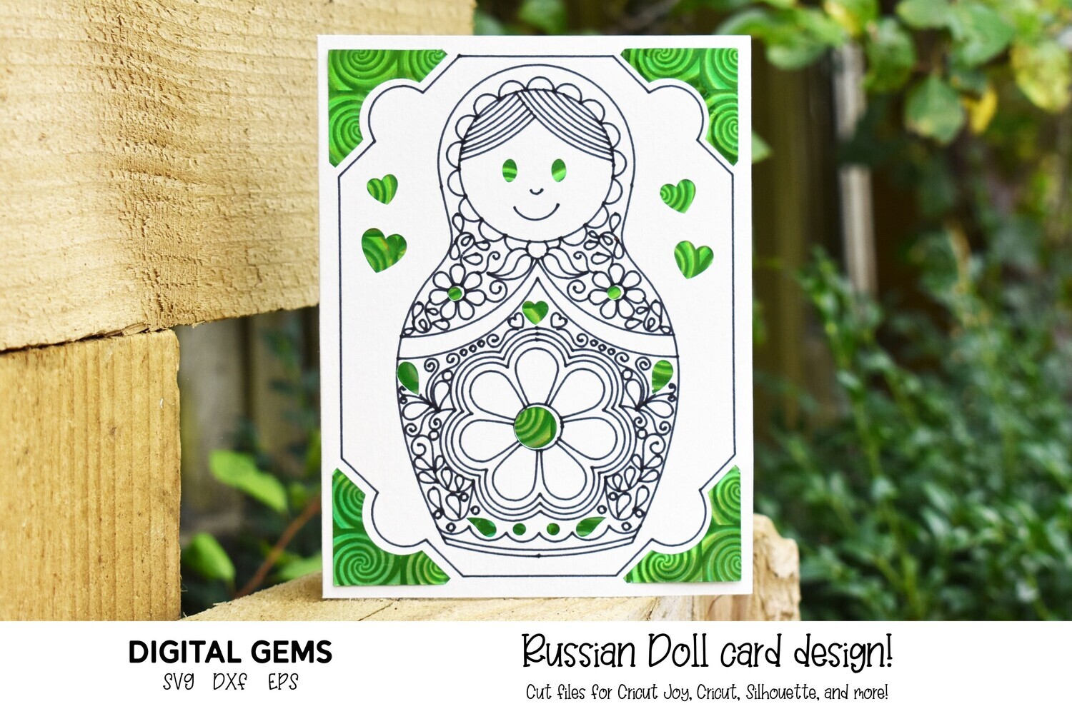 Russian doll card design