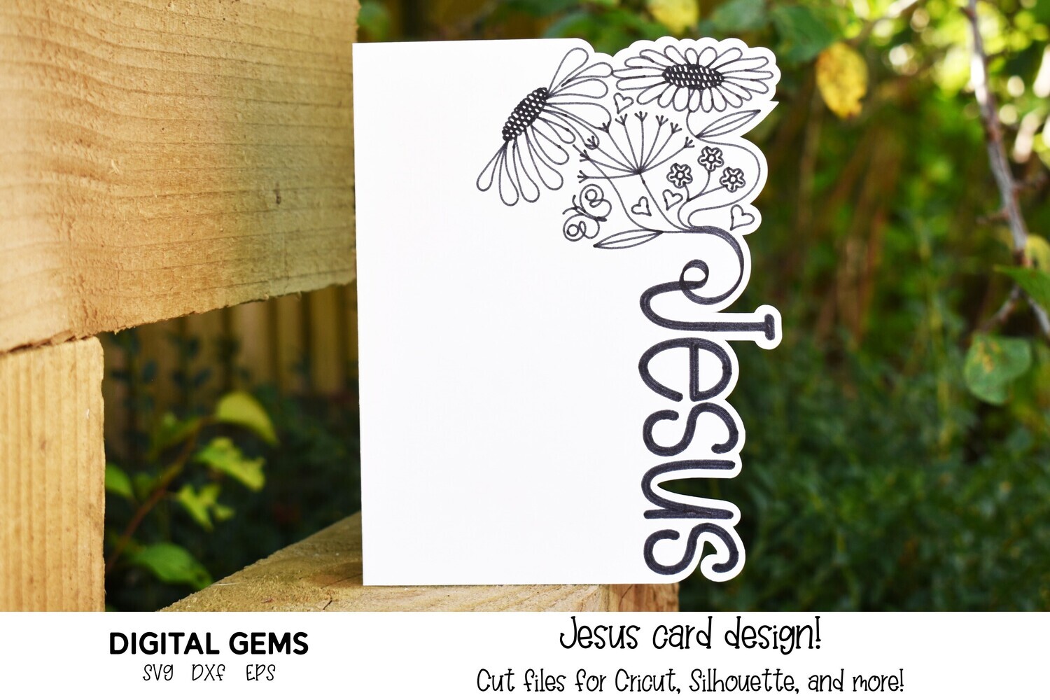 Jesus card design