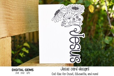 Jesus card design