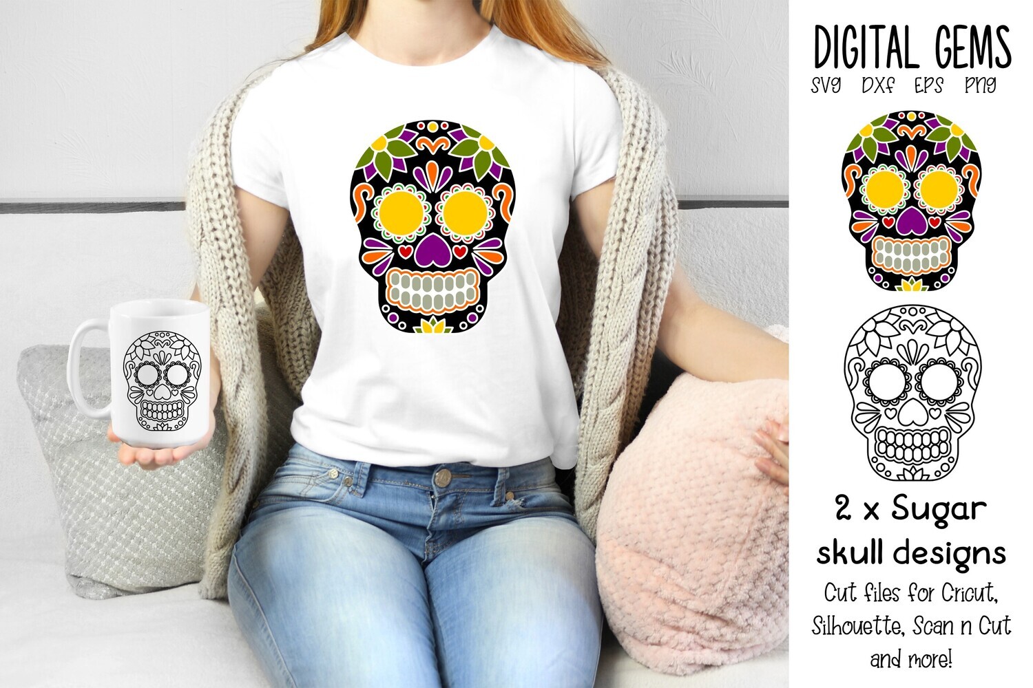 Sugar skull designs