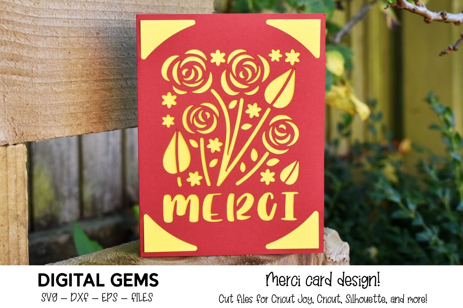 Merci card design