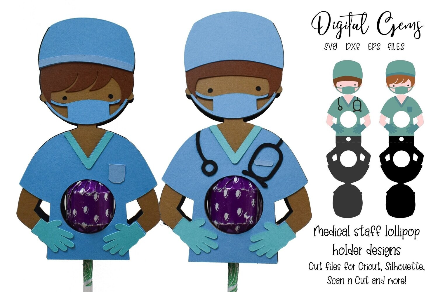 Medical worker lollipop / Sucker holders