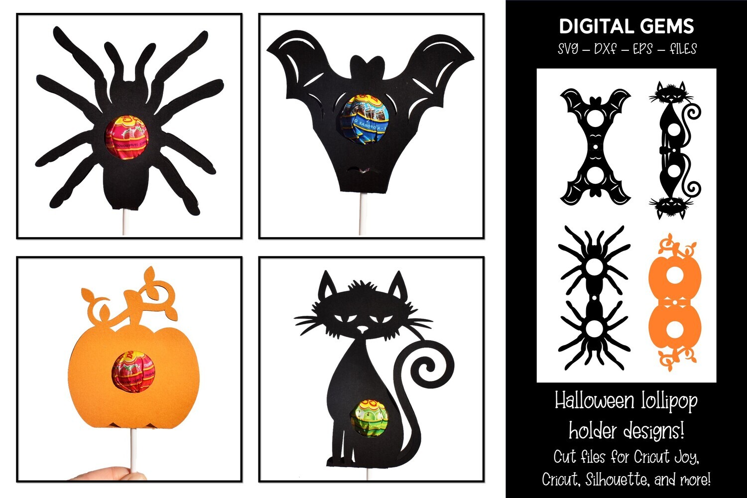 Halloween lollipop / Sucker holder bundle
