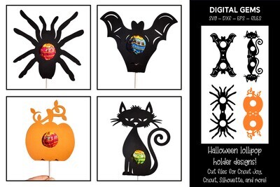 Halloween lollipop / Sucker holder bundle