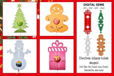 Christmas lollipop / Sucker holder bundle