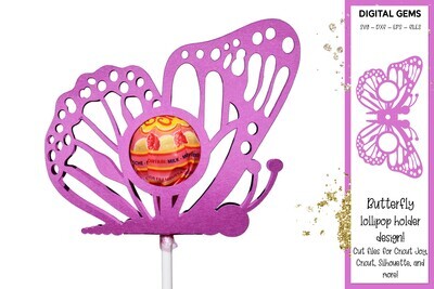 Butterfly lollipop / Sucker holder design
