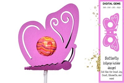 Butterfly lollipop / Sucker holder design