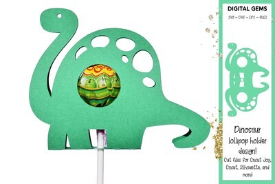Dinosaur lollipop / Sucker holder design