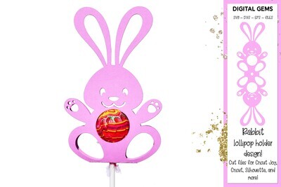 Rabbit lollipop / Sucker holder design