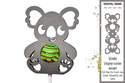 Koala lollipop / Sucker holder design