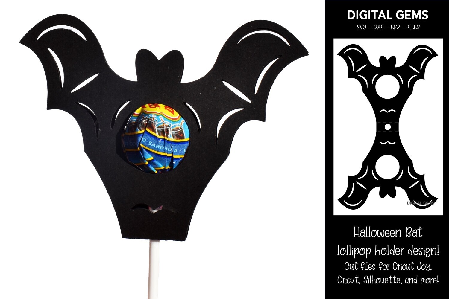 Bat lollipop / Sucker holder design